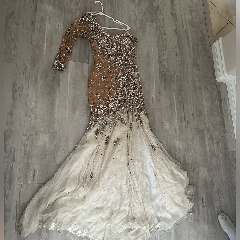 Mac Duggal beaded gown